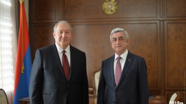 Նախագահ Արմեն Սարգսյանը հանդիպում է ունեցել ՀՀ երրորդ նախագահ Սերժ Սարգսյանի հետ