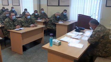 1-ին զորամիավորումում անցկացվել է հավաք-խորհրդակցություն