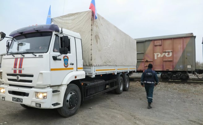 Լեռնային Ղարաբաղ են հասել ՌԴ ԱԻՆ-ի՝ մարդասիրական օգնությամբ բեռնված առաջին վագոնները