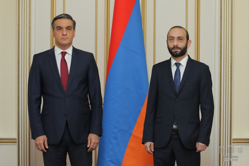 Արարատ Միրզոյանը հանդիպել է ՄԻՊ Արման Թաթոյանի հետ