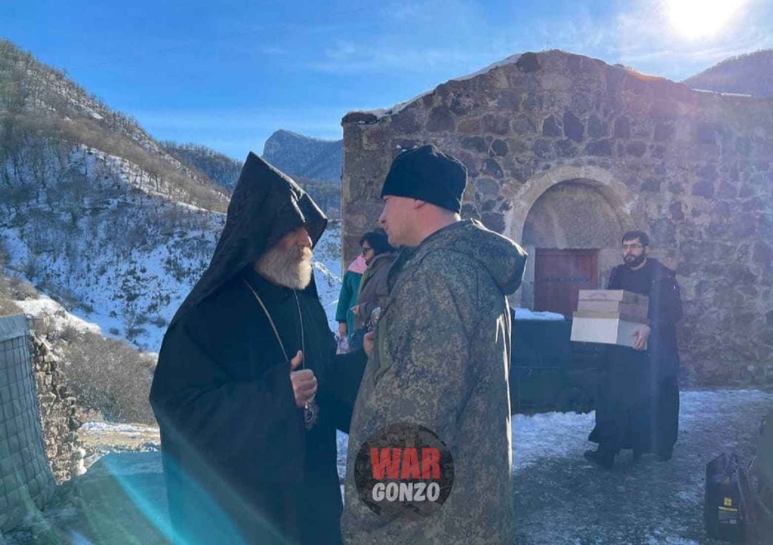 Արցախի թեմի առաջնորդ Պարգև արքեպիսկոպոս Մարտիրոսյանն այսօր այցելել է Դադիվանք