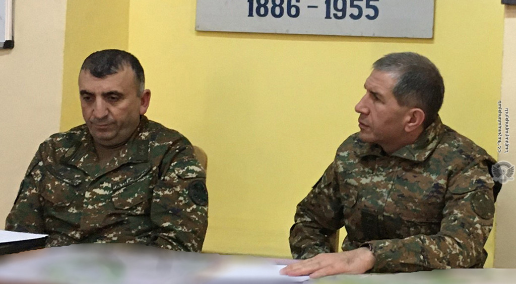 ՀՀ ԶՈւ գլխավոր շտաբի պետն այցելել է Սյունիքի մարզ