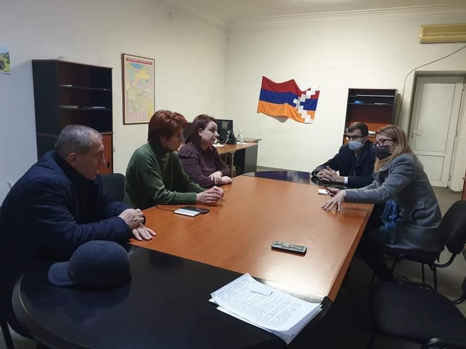 Մանե Թանդիլյանը ծանոթացել է ՀՀ-ում գործող Արցախի կառավարության շտաբի աշխատանքներին