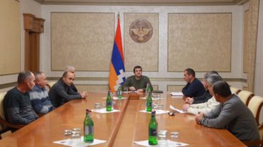 Արցախի նախագահն ընդունել է «Արցախի պահեստազորի սպաների միություն» ՀԿ վարչության անդամներին