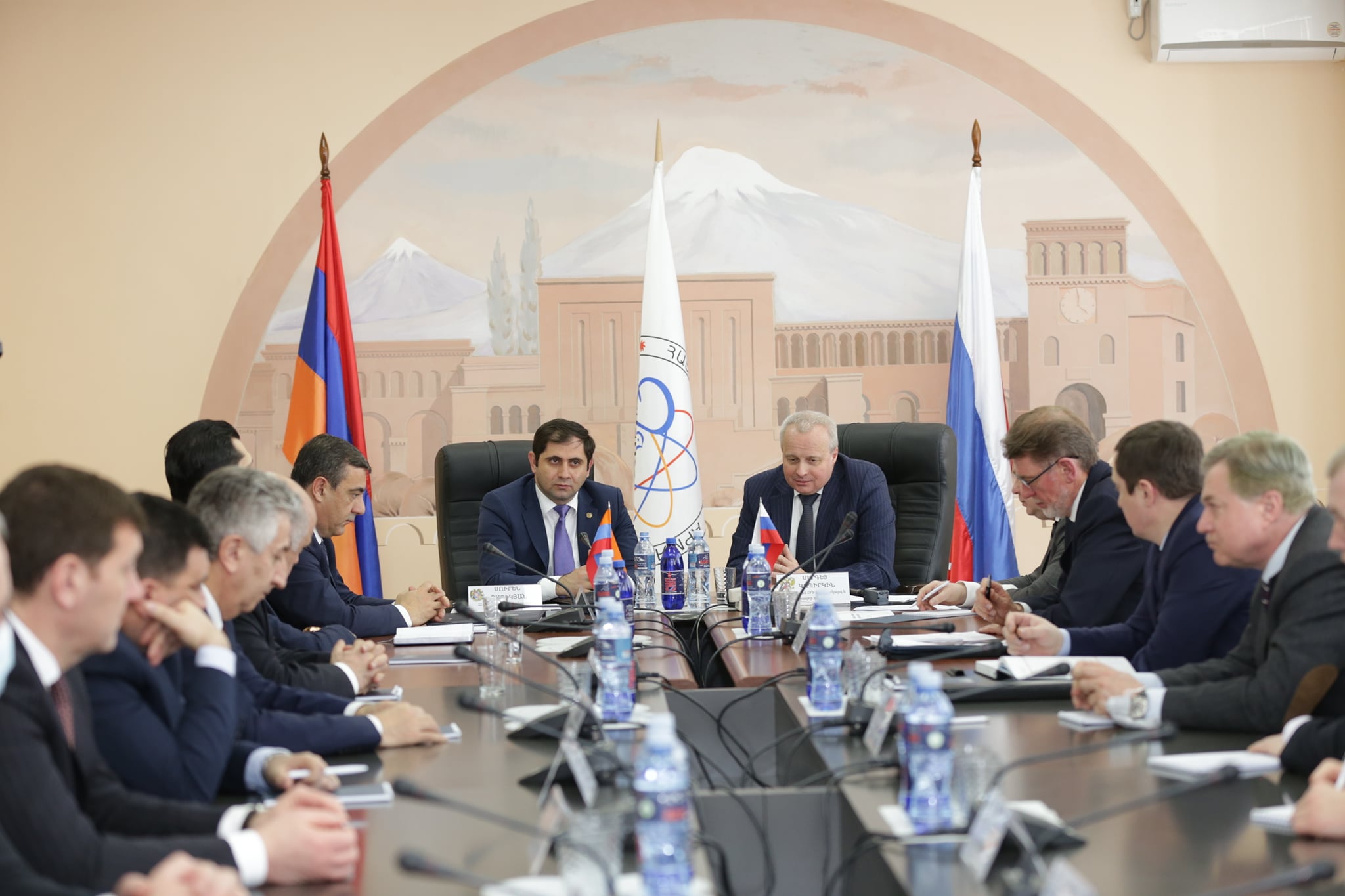 Սուրեն Պապիկյանը  և Սերգեյ Կոպիրկինն այսօր այցելել են ՀԱԷԿ
