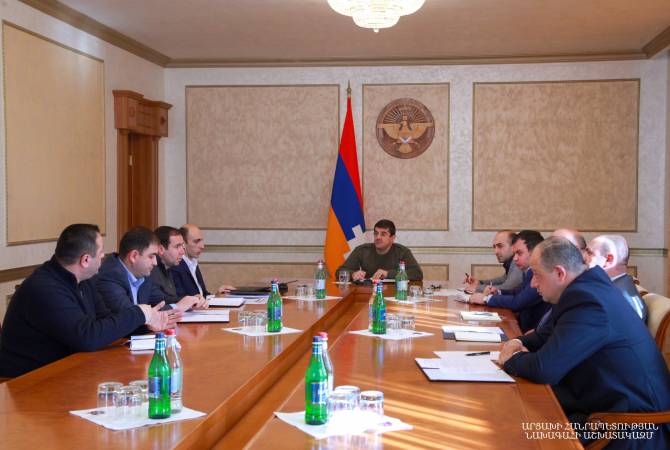 Արցախի նախագահը խմելու և ոռոգման ջրերի կառավարման խնդիրների շուրջ խորհրդակցություն է հրավիրել
