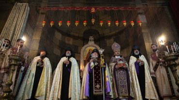 Սուրբ Ծննդյան և Աստվածհայտնության տոնի Ճրագալույցի պատարագը Սուրբ Գայանե վանքում