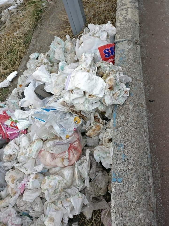 Սարալանջ` ոչ սահմանված վայրում աղբ
