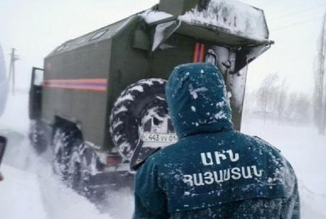 Երևան-Մեղրի հատվածի 164-րդ կմ-ին մերկասառույցի պատճառով արգելափակվել է մոտ 100 ավտոմեքենա