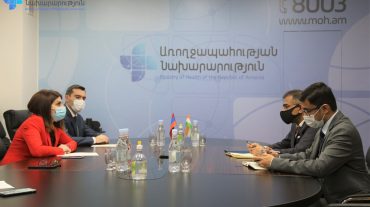Առողջապահության նախարարի տեղակալը հանդիպել է Հնդկաստանի դեսպանի հետ