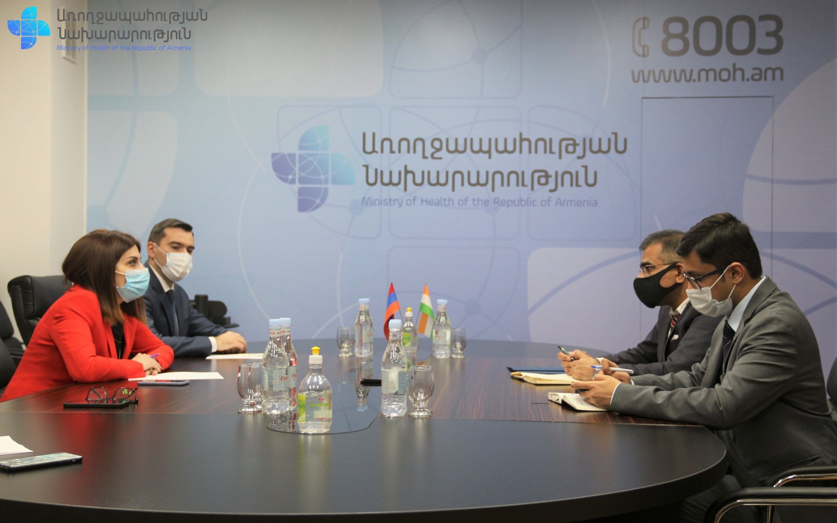 Առողջապահության նախարարի տեղակալը հանդիպել է Հնդկաստանի դեսպանի հետ