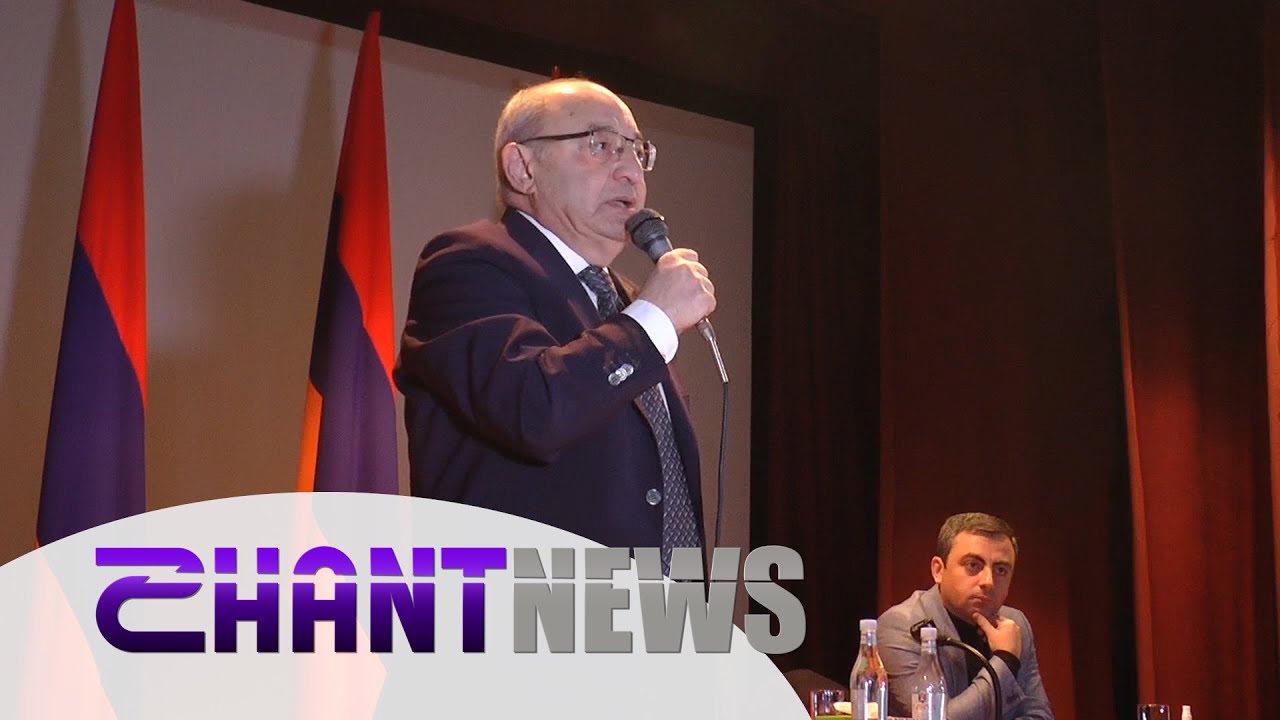 Վազգեն Մանուկյանը Վանաձորում ներկայացրել է իրենց հետագա անելիքները