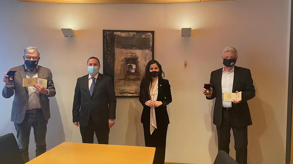 Լյուքսեմբուրգի խորհրդարանի երկու անդամի հանձնվել է ՀՀ ԱԺ պատվո մեդալ