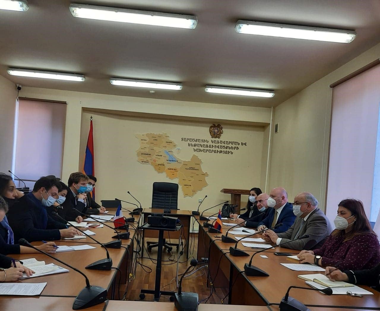 Զարգացման ֆրանսիական գործակալության պատվիրակությունը ՏԿԵ նախարարությունում է