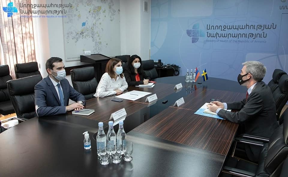 Համավարակի դեմ պայքարի հաջորդ փուլը պատվաստումների սկիզբը կլինի. Անահիտ Ավանեսյանը` Շվեդիայի դեսպանին