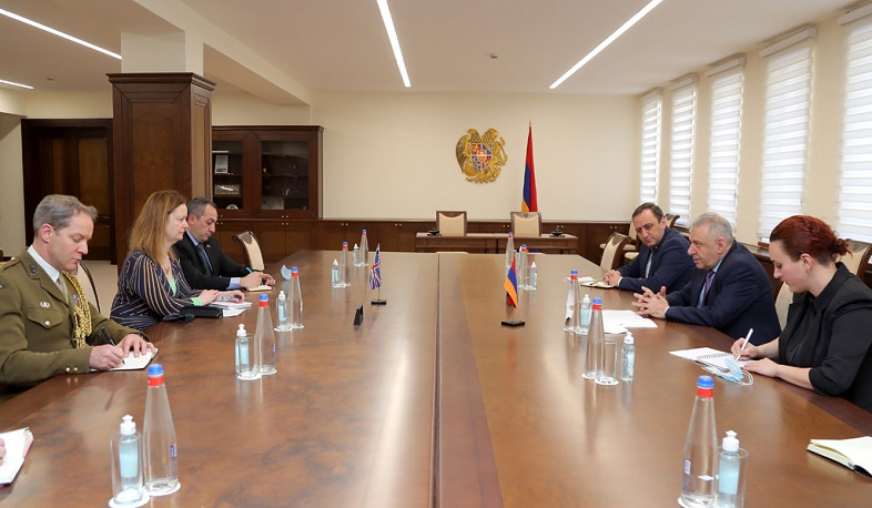 Վաղարշակ Հարությունյանն ընդունել է ՀՀ-ում Միացյալ Թագավորության գործերի ժամանակավոր հավատարմատարին