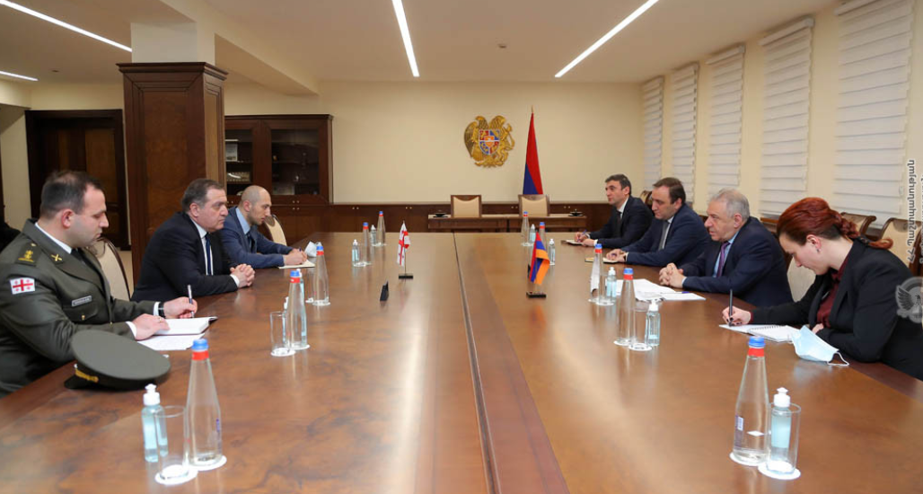 Վաղարշակ Հարությունյանն ընդունել է Հայաստանում Վրաստանի դեսպանին
