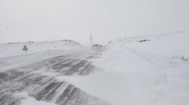 Գորիս-Սիսիան ավտոճանապարհի 8 կմ-ում բուք է