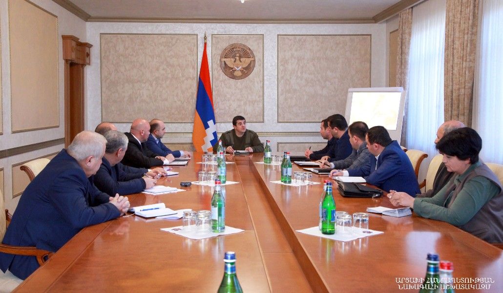 ԱՀ նախագահ Արայիկ Հարությունյանն ընդունել է ՀՀ էկոնոմիկայի նախարար Վահան Քերոբյանին