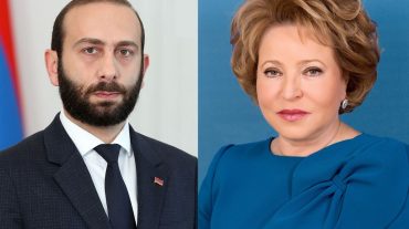 ՀՀ ԱԺ նախագահը հեռախոսազրույց է ունեցել ՌԴ Դաշնային ժողովի Դաշնության խորհրդի նախագահի հետ