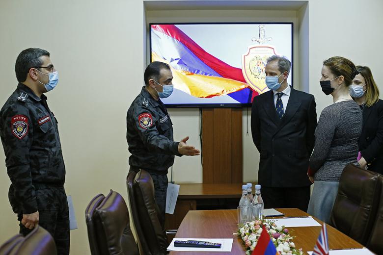 Փոխոստիկանապետ Արա Ֆիդանյանն ընդունել է Հայաստանում Մեծ Բրիտանիայի դեսպանության պատվիրակությանը