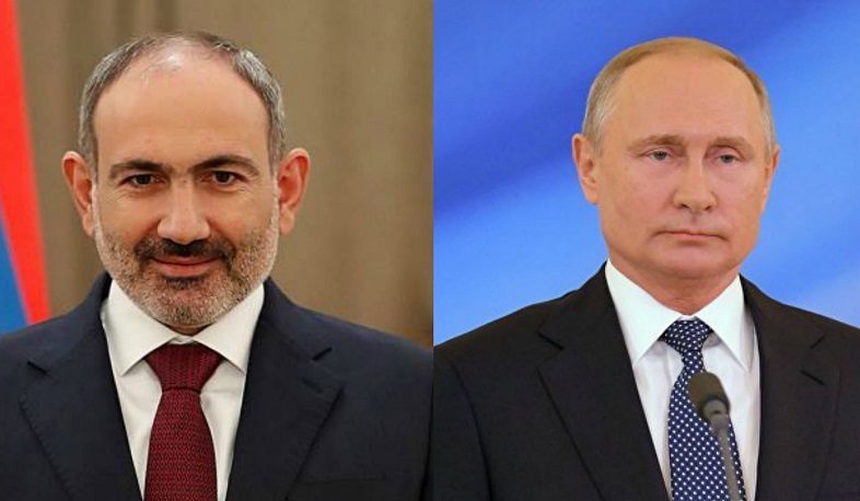 Վարչապետ Փաշինյանը հեռախոսազրույց է ունեցել Վլադիմիր Պուտինի հետ