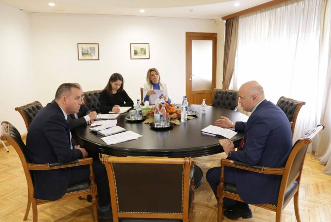 Վահան Քերոբյանը և Դմիտրի Գվինդաձեն քննարկել են գործակցության հնարավորությունները