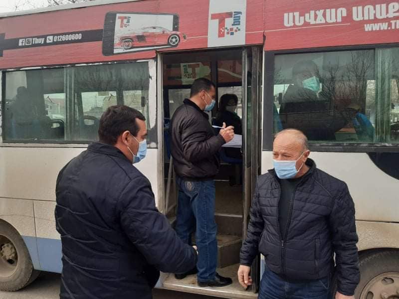 ԱԱՏՄ-ն շարունակում է վերահսկել Covid-անվտանգության կանոնների պահպանումը ուղևորափոխադրող տրանսպորտում