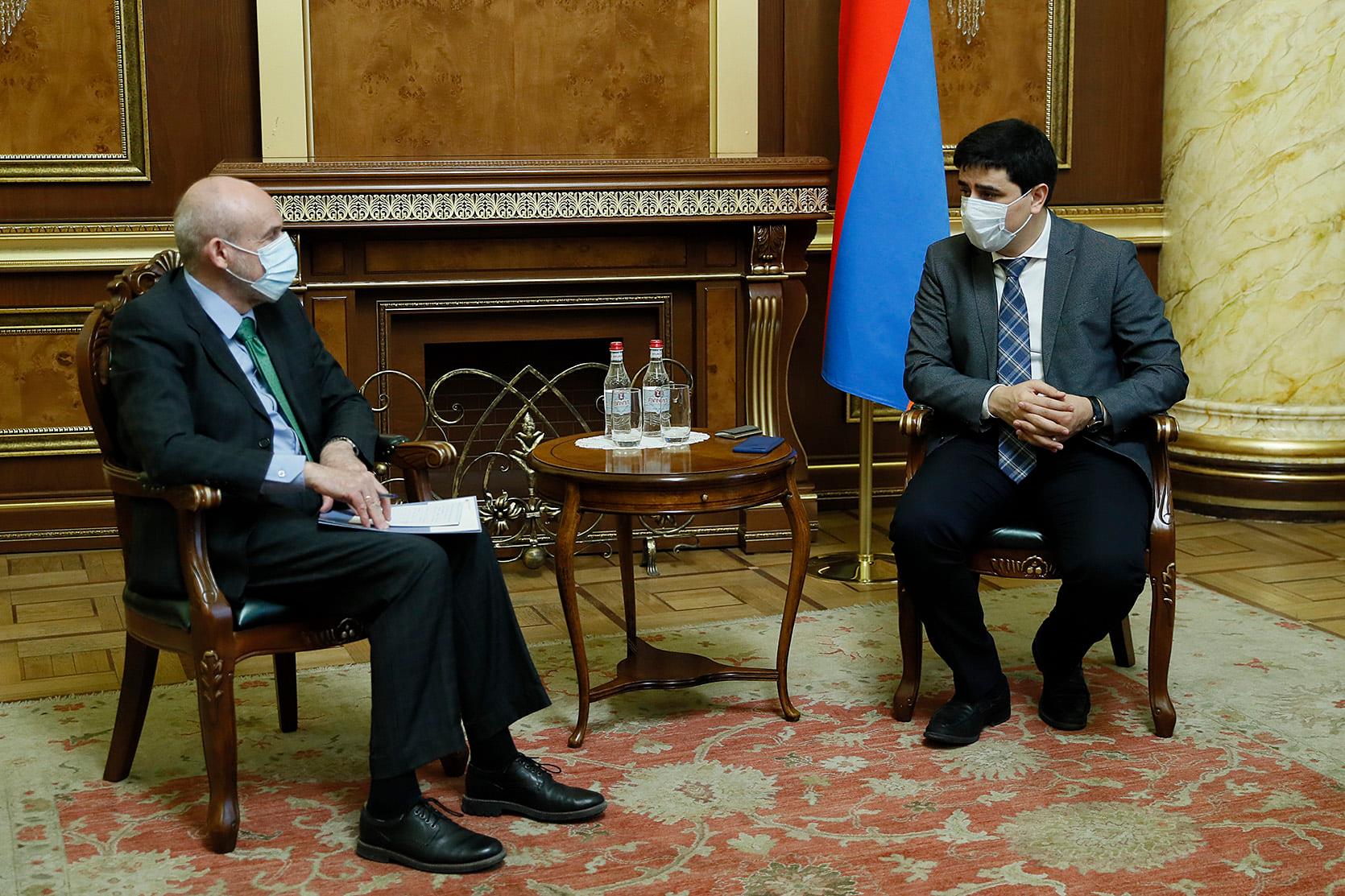 ՄԻԵԴ-ում ՀՀ ներկայացուցիչն ընդունել է Գերմանիայի արտակարգ ու լիազոր դեսպանին