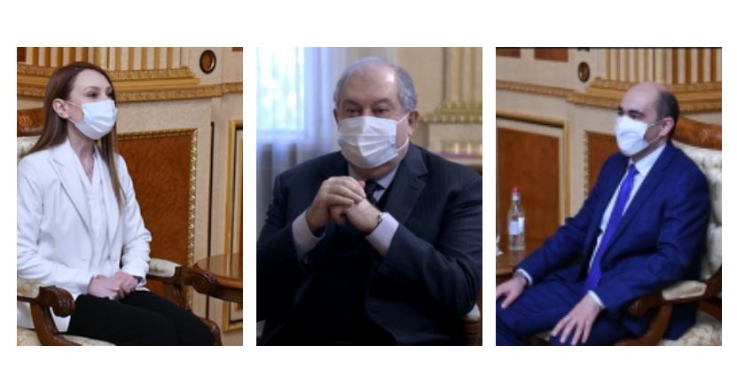 Նախագահն առանձին հանդիպումներ է ունեցել Էդմոն Մարուքյանի և Լիլիթ Մակունցի հետ