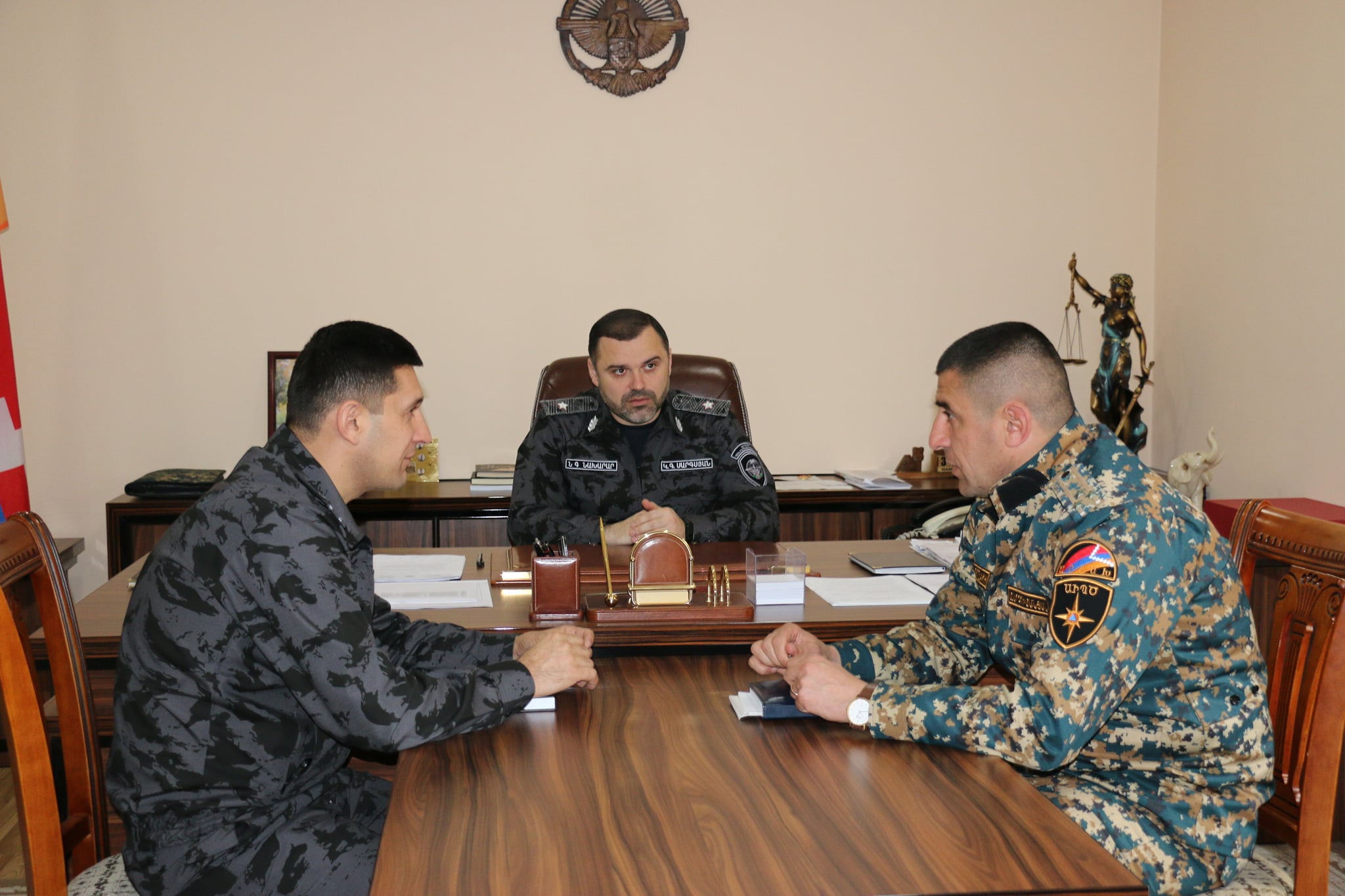 Քննարկվել են Արցախի ներքին անտանգությանը վերաբերող հարցեր