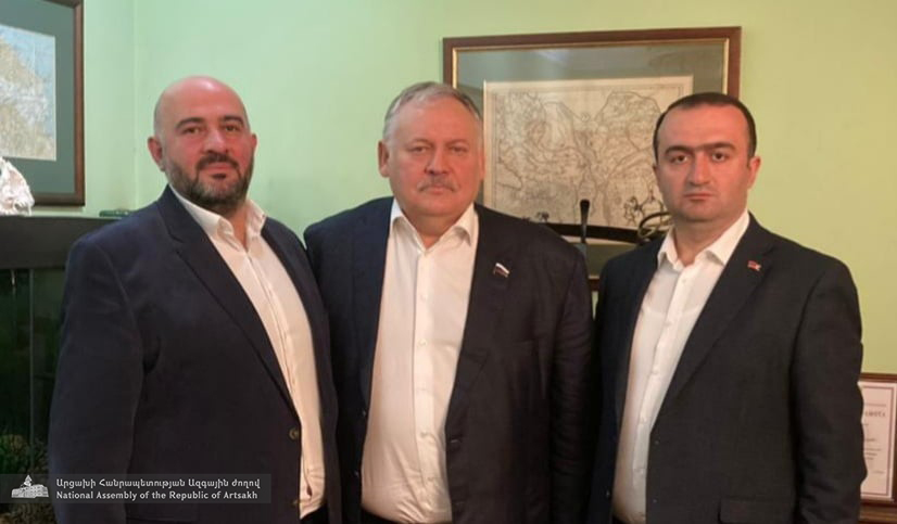 Արցախցի խորհրդարանականները հանդիպել են ՌԴ Պետդումայի պատգամավոր Կոնստանտին Զատուլինին