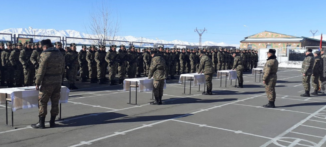 Երդման արարողություն 1-ին զորամիավորումում