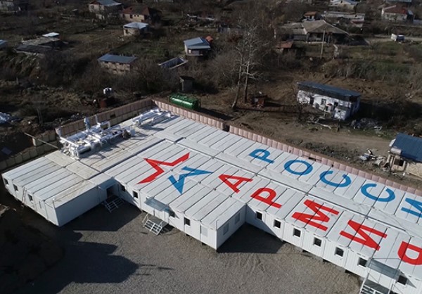 ԼՂ-ում խաղաղապահների համար ևս 4 մոդուլային ավան է կառուցվել