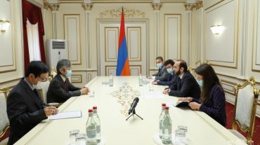 Արարատ Միրզոյանը հրաժեշտի հանդիպում է ունեցել Հայաստանում Ճապոնիայի դեսպան Ջուն Յամադայի հետ