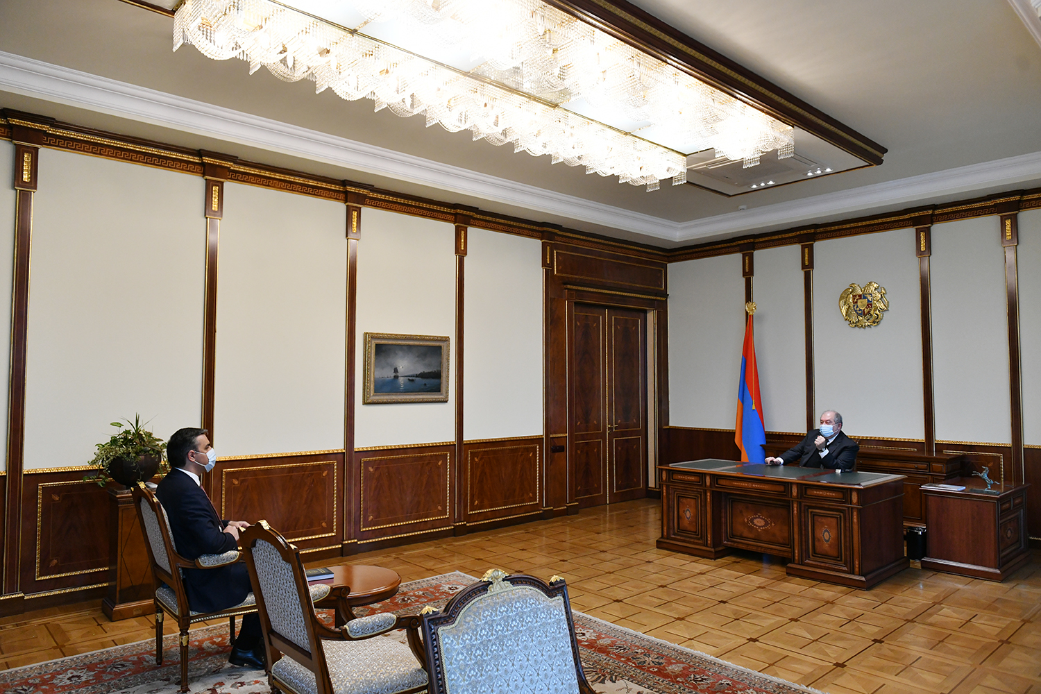 Արմեն Սարգսյանն ու Արման Թաթոյանը քննարկել են Սյունիքում անվտանգության գոտի ստեղծելու հայեցակարգը