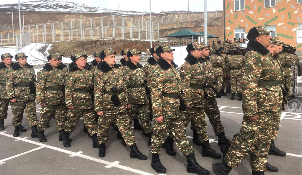 Նորակոչիկ զինծառայողների հետ անցկացվել են պարապմունքներ