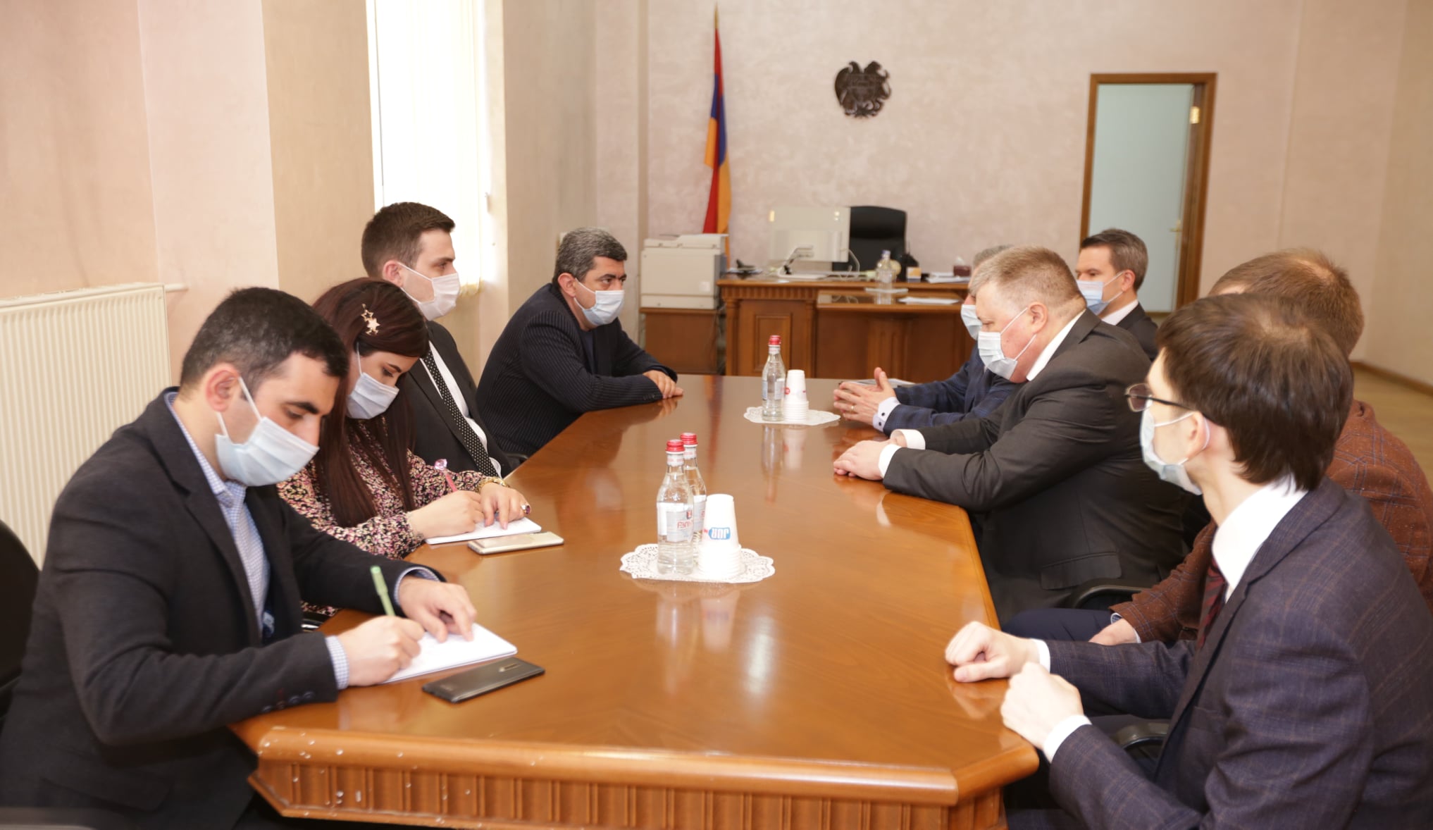 ՏԿԵ նախարարի տեղակալն ընդունել է ռուսաստանյան ընկերության պատվիրակությանը