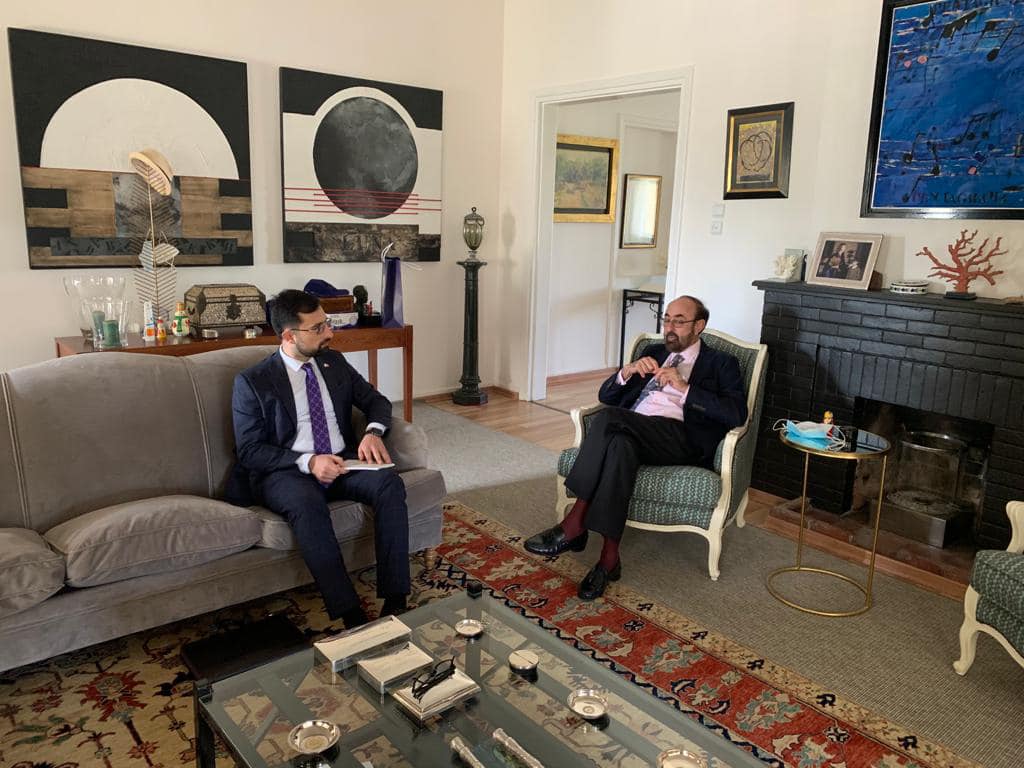 Իսրայելում ՀՀ դեսպանության հյուպատոսի պաշտոնակատարը  Երուսաղեմում Իսպանիայի գլխավոր հյուպատոսին է ներկայացրել Արցախի շուրջ ստեղծված իրավիճակը