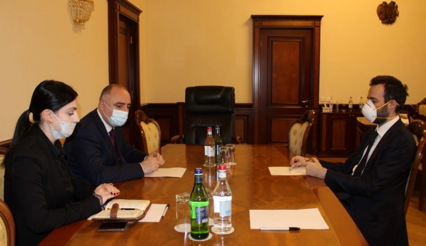 ՀՀ հատուկ քննչական ծառայության պետն ընդունել է ՀՀ-ում Իտալիայի դեսպանության գործերի ժամանակավոր հավատարմատարին