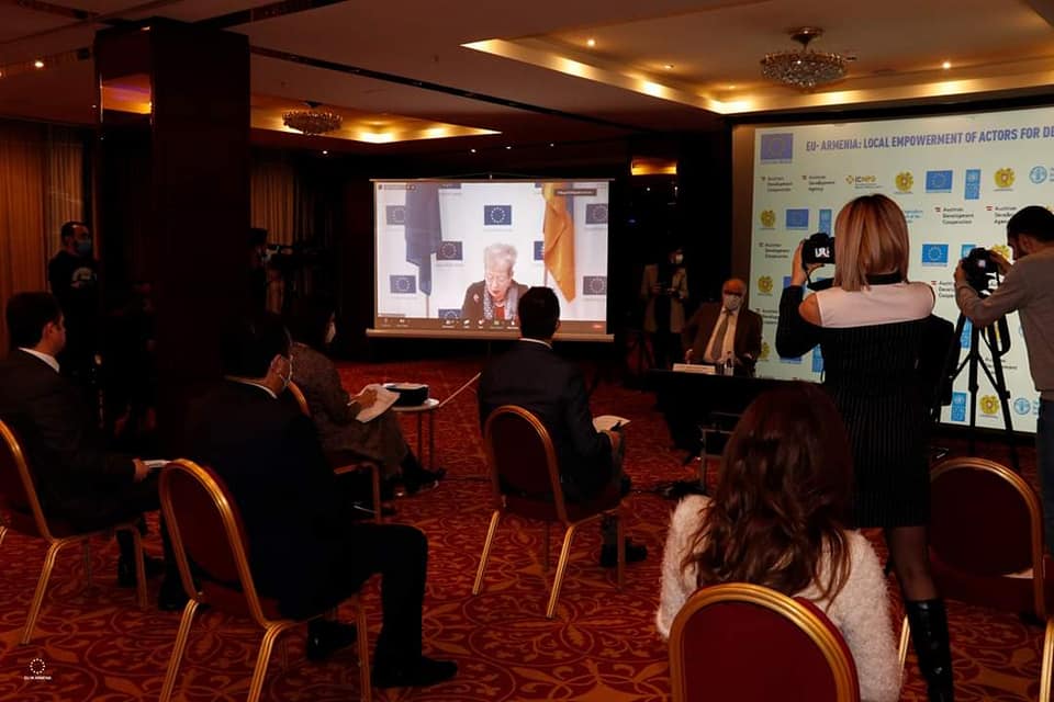 Շիրակի մարզպետը մասնակցել է «Տեղական դերակատարների զորեղացում հանուն զարգացման» ԵՄ  ծրագրի քննարկմանը