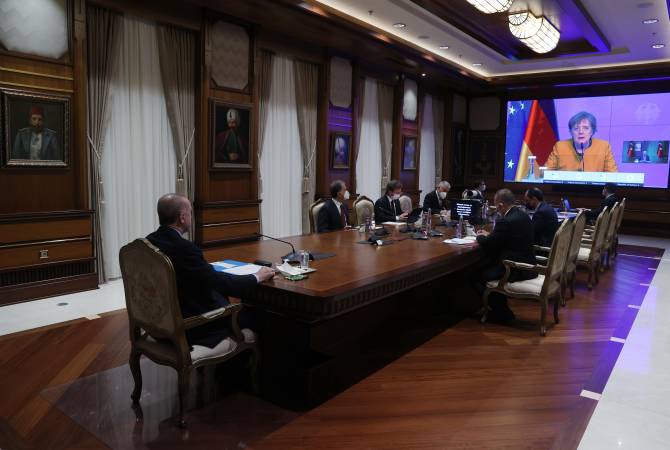 Էրդողանը Անգելա Մերկելի հետ քննարկել է տարածաշրջանային և երկկողմ հարաբերությունների հարցեր