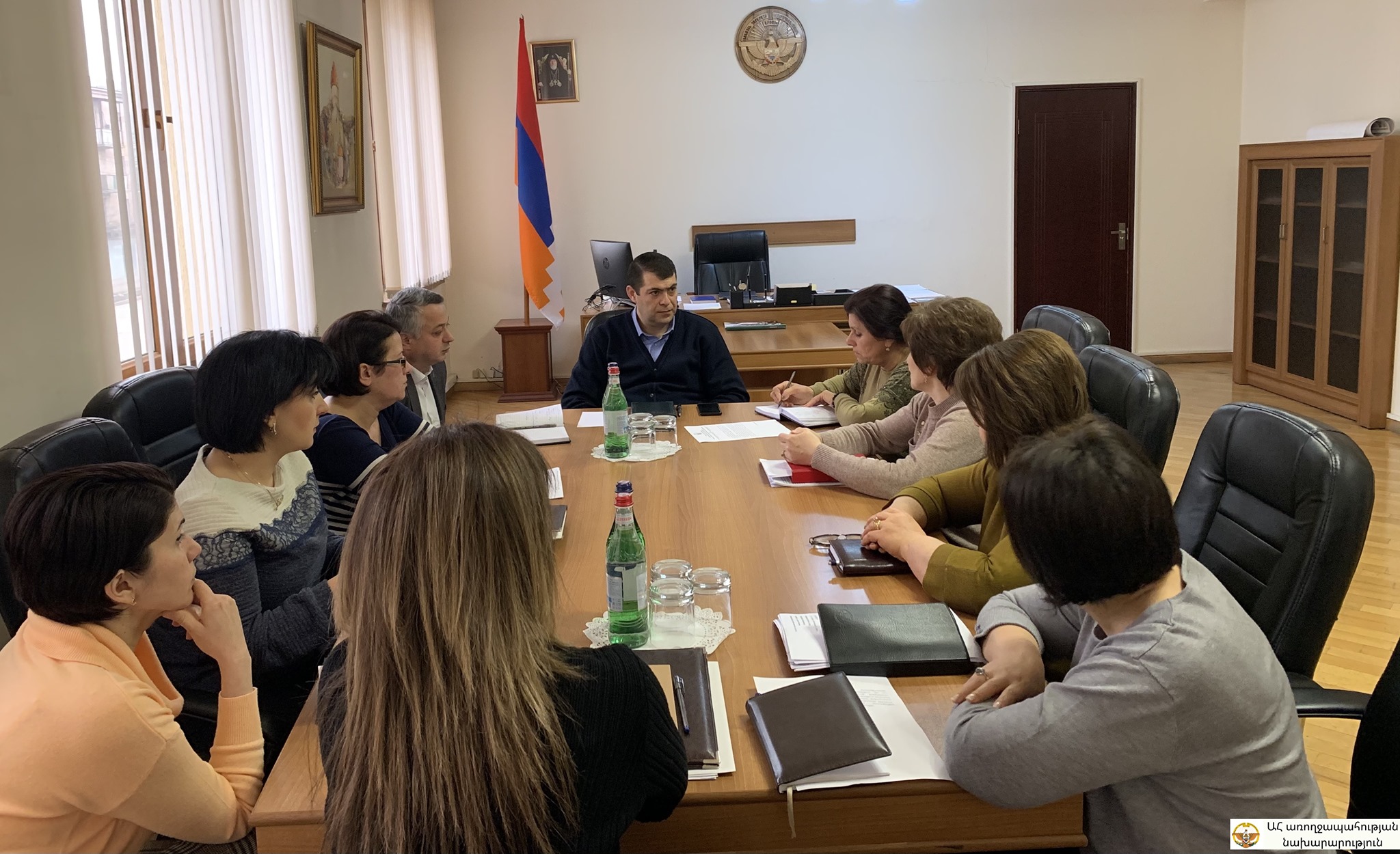 Խորհրդակցություն Արցախի առողջապահության նախարարությունում