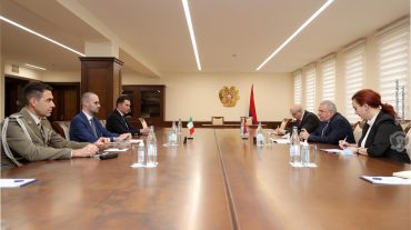 Պաշտպանության նախարարը և ՀՀ-ում Իտալիայի դեսպանության ռազմական կցորդը քննարկել են հայ-իտալական համագործակցությանն առնչվող հարցեր