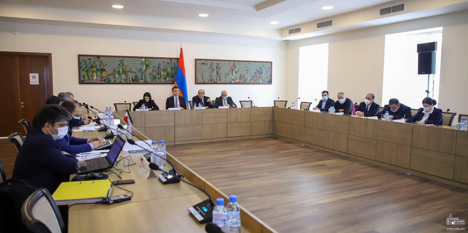 ԱԳՆ-ում կայացել է «Պարսից ծոց-Սև ծով միջազգային տրանսպորտային միջանցքի ստեղծման մասին» համաձայնագրի նախագծի շուրջ փորձագետների հանդիպումը