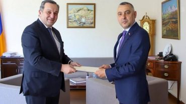 Բուլղարիայի Հանրապետության նորանշանակ դեսպանն իր հավատարմագրերի պատճենը հանձնեց ՀՀ ԱԳ նախարարի տեղակալին