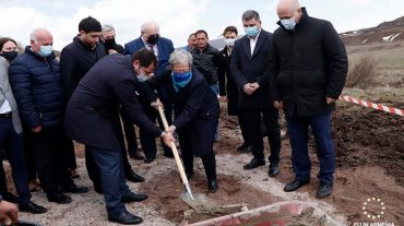 ՀՀ-ում ԵՄ դեսպանը ներկա է գտնվել կոշտ թափոնների աղբավայրի շինարարության մեկնարկի միջոցառմանը