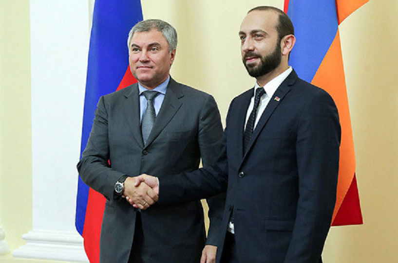 Արարատ Միրզոյանն ու Վյաչեսլավ Վոլոդինը պայմանավորվել են մայիսի կեսերին հանդիպել Մոսկվայում