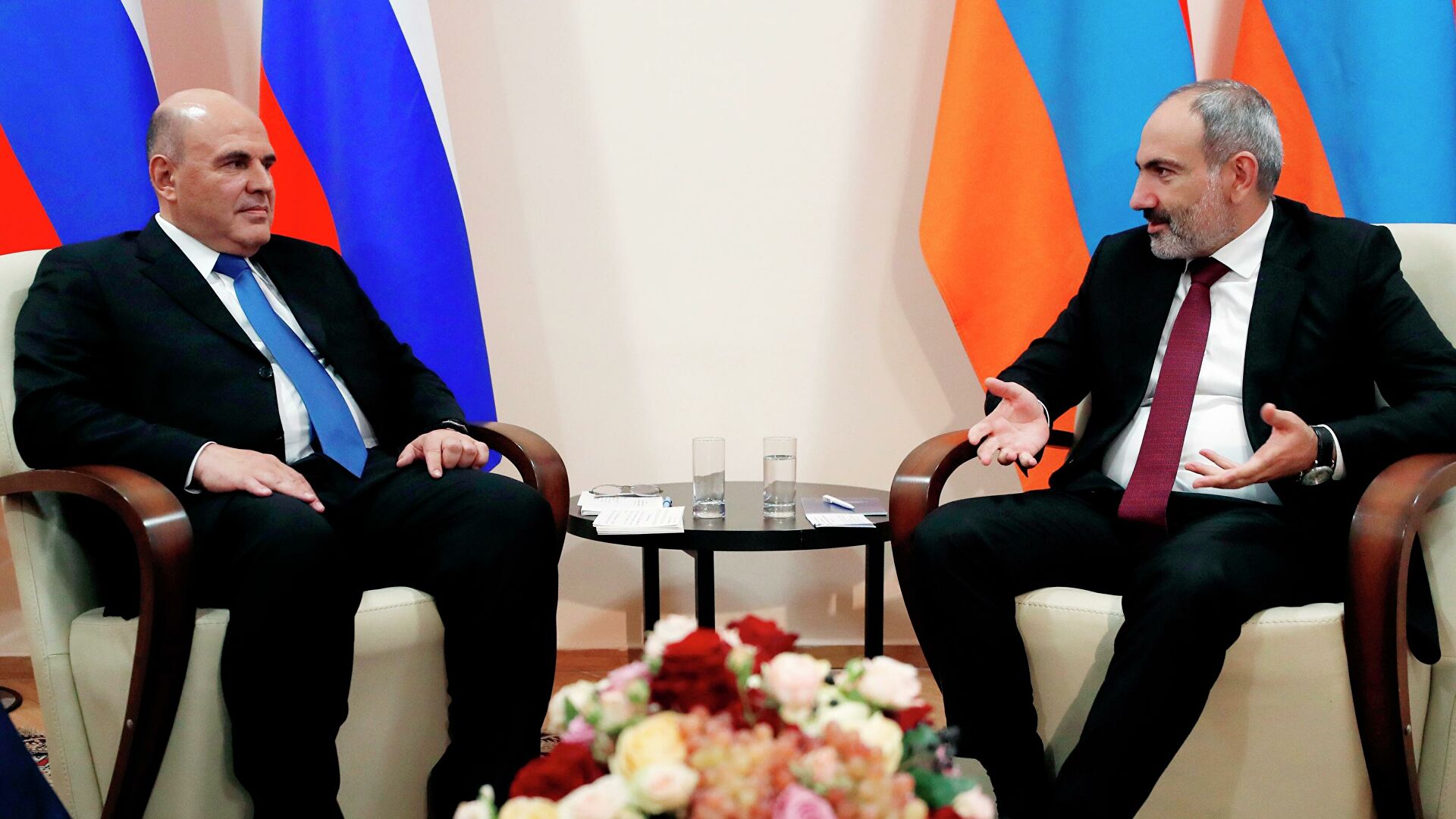 Միշուստինը Փաշինյանի հետ հանդիպման ժամանակ խոսել է ԼՂ-ում իրավիճակի կարգավորումից և ողջույններ փոխանցել Պուտինից