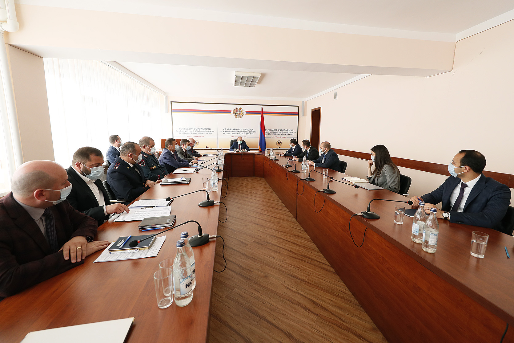 Նիկոլ Փաշինյանի գլխավորությամբ Կոտայքի մարզպետարանում տեղի է ունեցել խորհրդակցություն